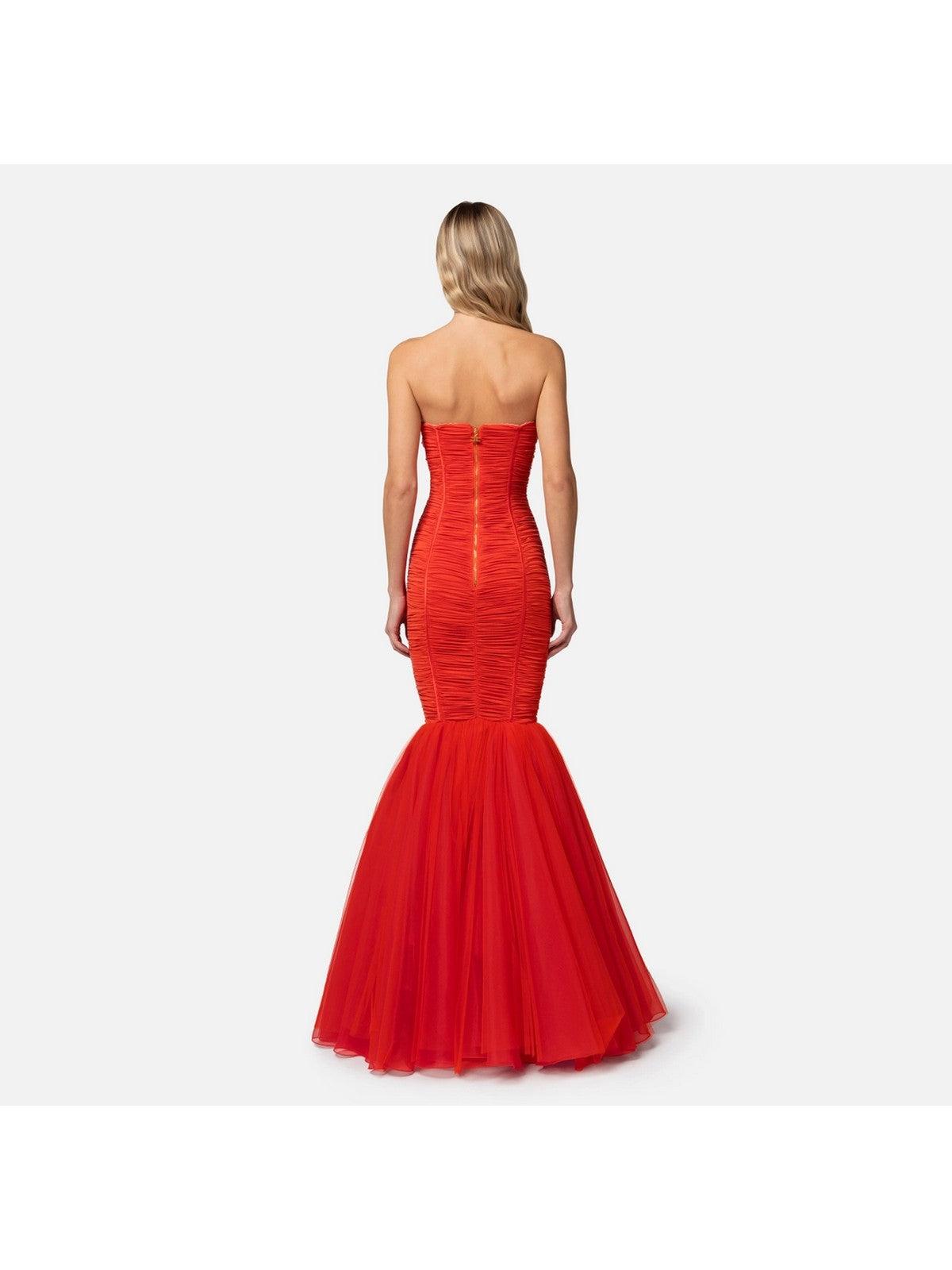 ELISABETTA FRANCHI Abito Donna AB61542E2 800 Rosso - Stilato