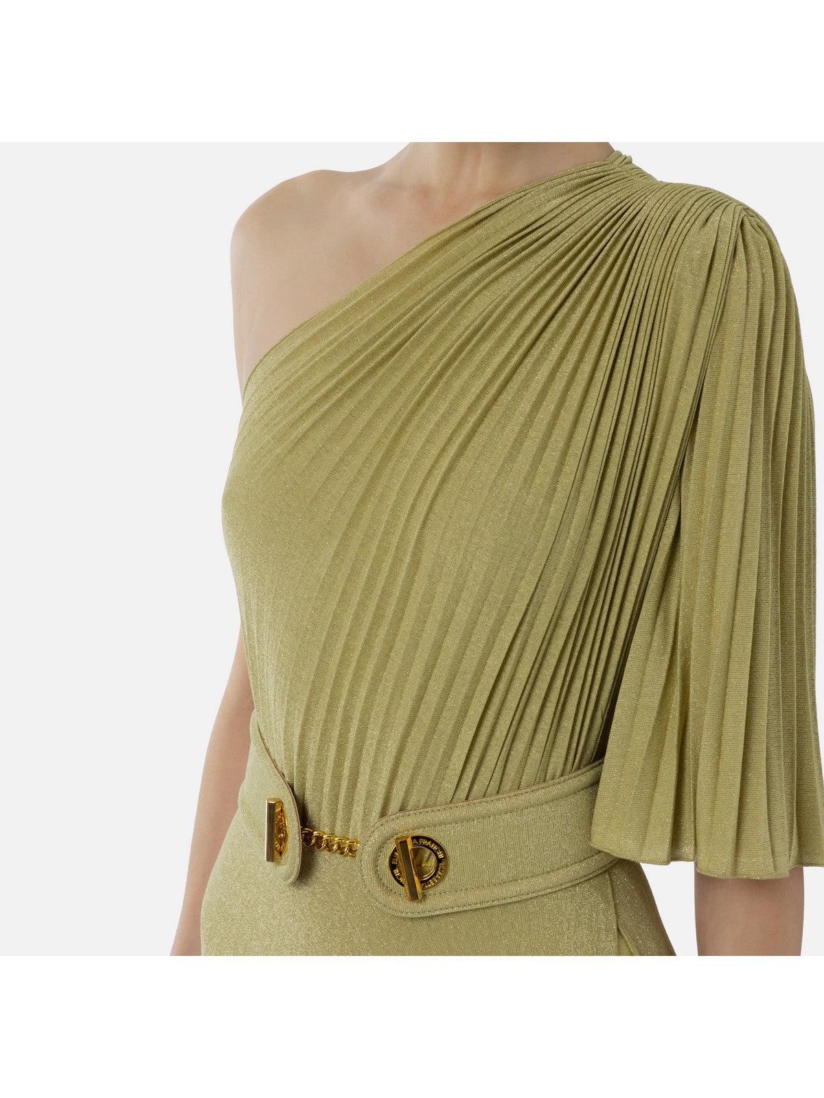 ELISABETTA FRANCHI Abito Donna AB53441E2 105 Verde - Stilato