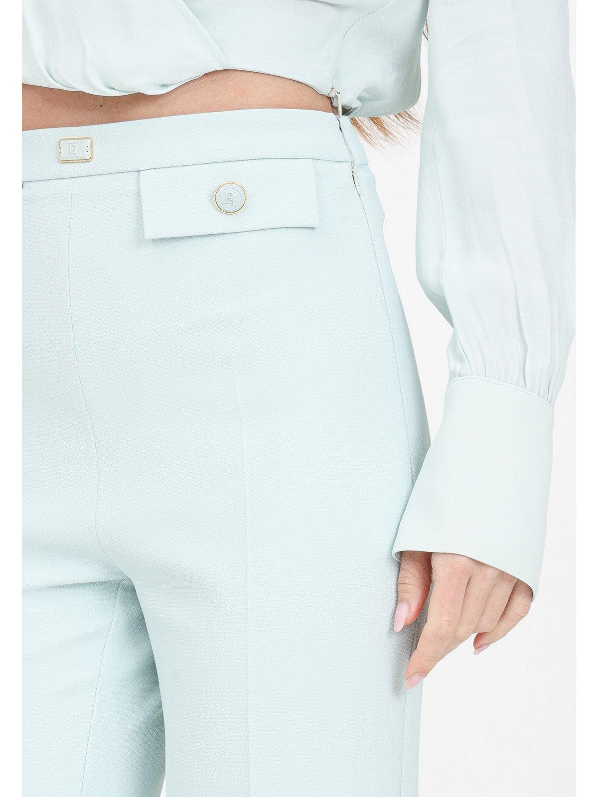 ELISABETTA FRANCHI Pantalone Donna PA02941E2 BV9 Verde - Stilato