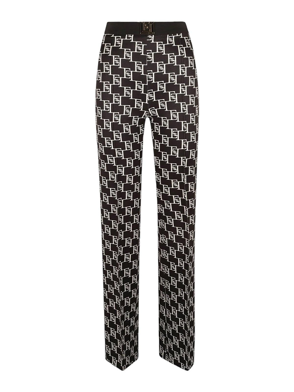 ELISABETTA FRANCHI Pantalone Donna PAS1541E2 685 Nero - Stilato