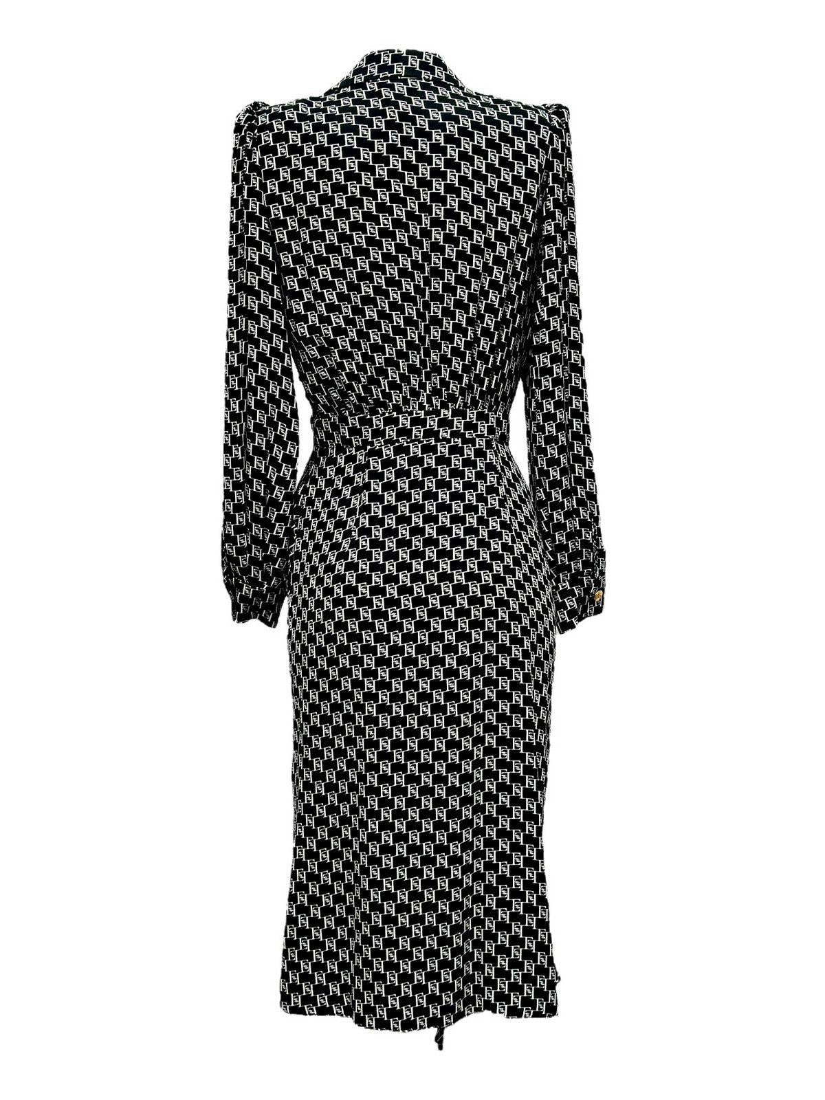 ELISABETTA FRANCHI Abito Donna ABS5341E2 685 Nero - Stilato