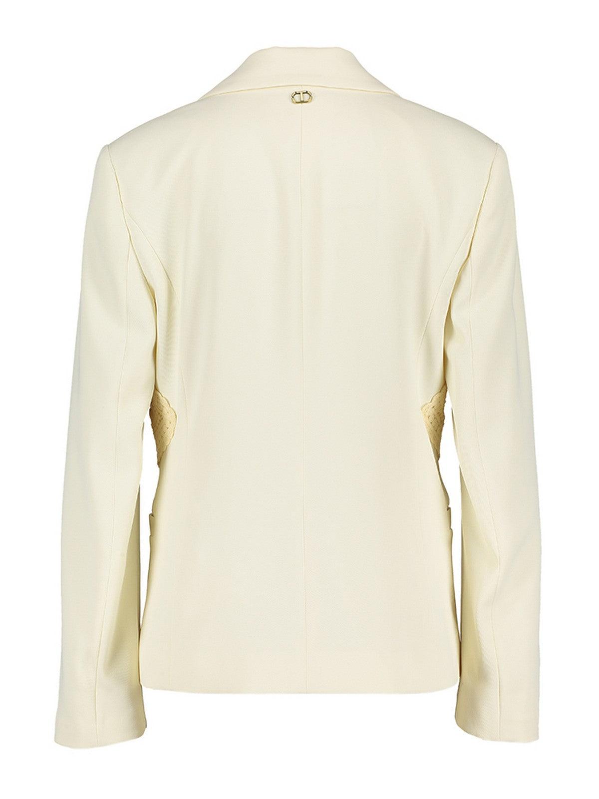 TWINSET Giacca Donna 241TP2240 00282 Bianco - Stilato