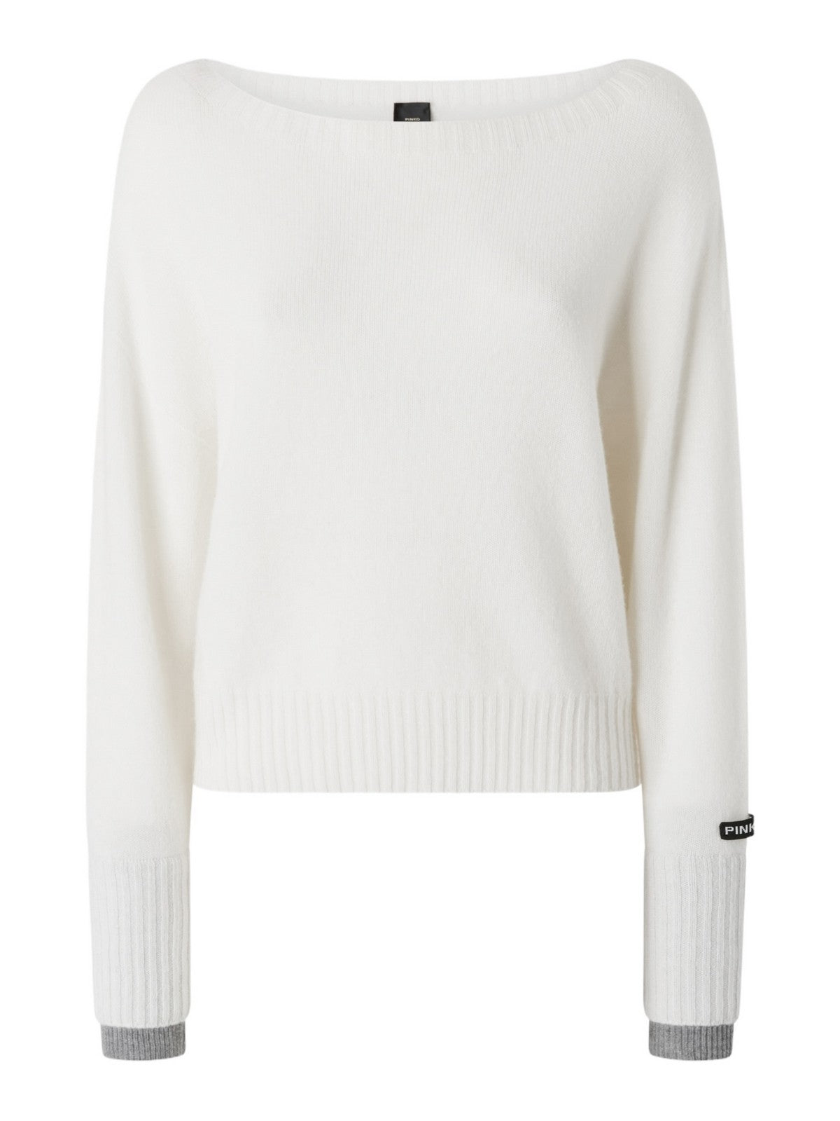 PINKO Maglione Donna Europeo Maglia Warm Cachemire 104467-A277 ZK1 Bianco - Stilato