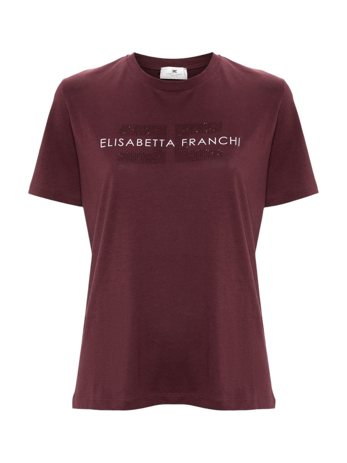 Elisabetta Franchi T-Shirt e Polo Rosso Donna MA00346E2 CG3 - Stilato