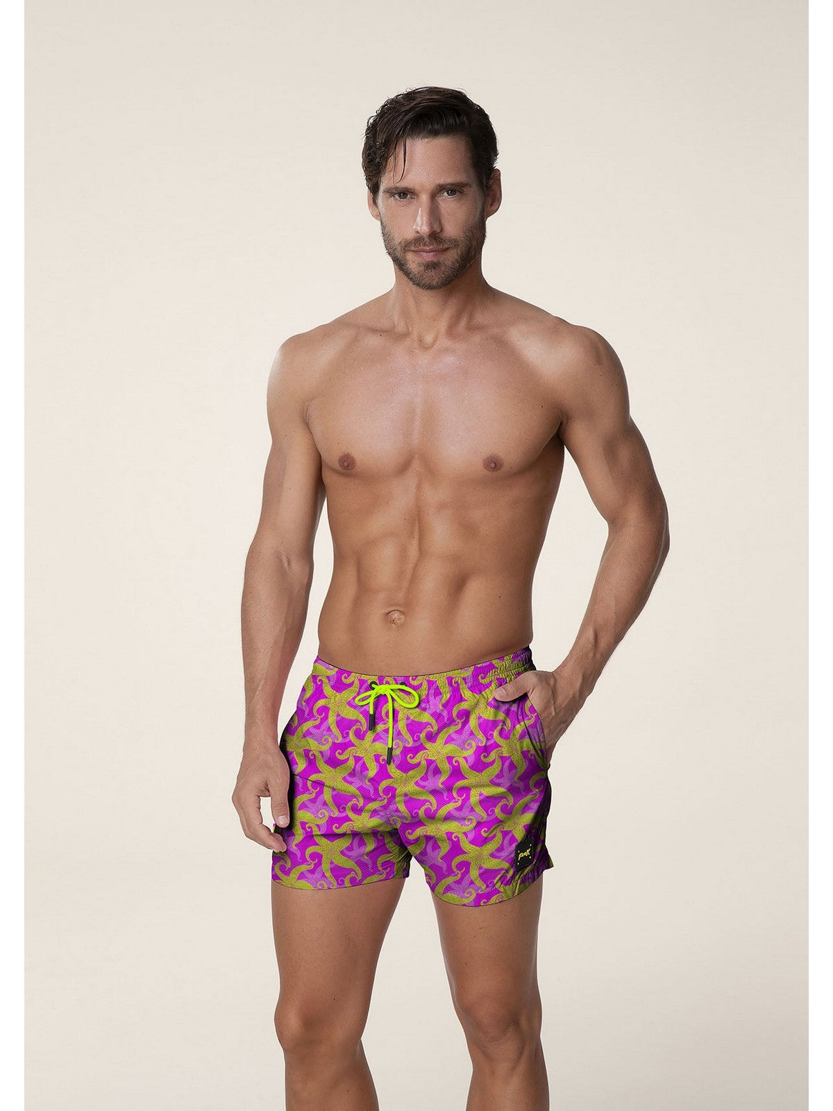 F**K Costume da bagno Uomo FK24-2040X08 Multicolore - Stilato