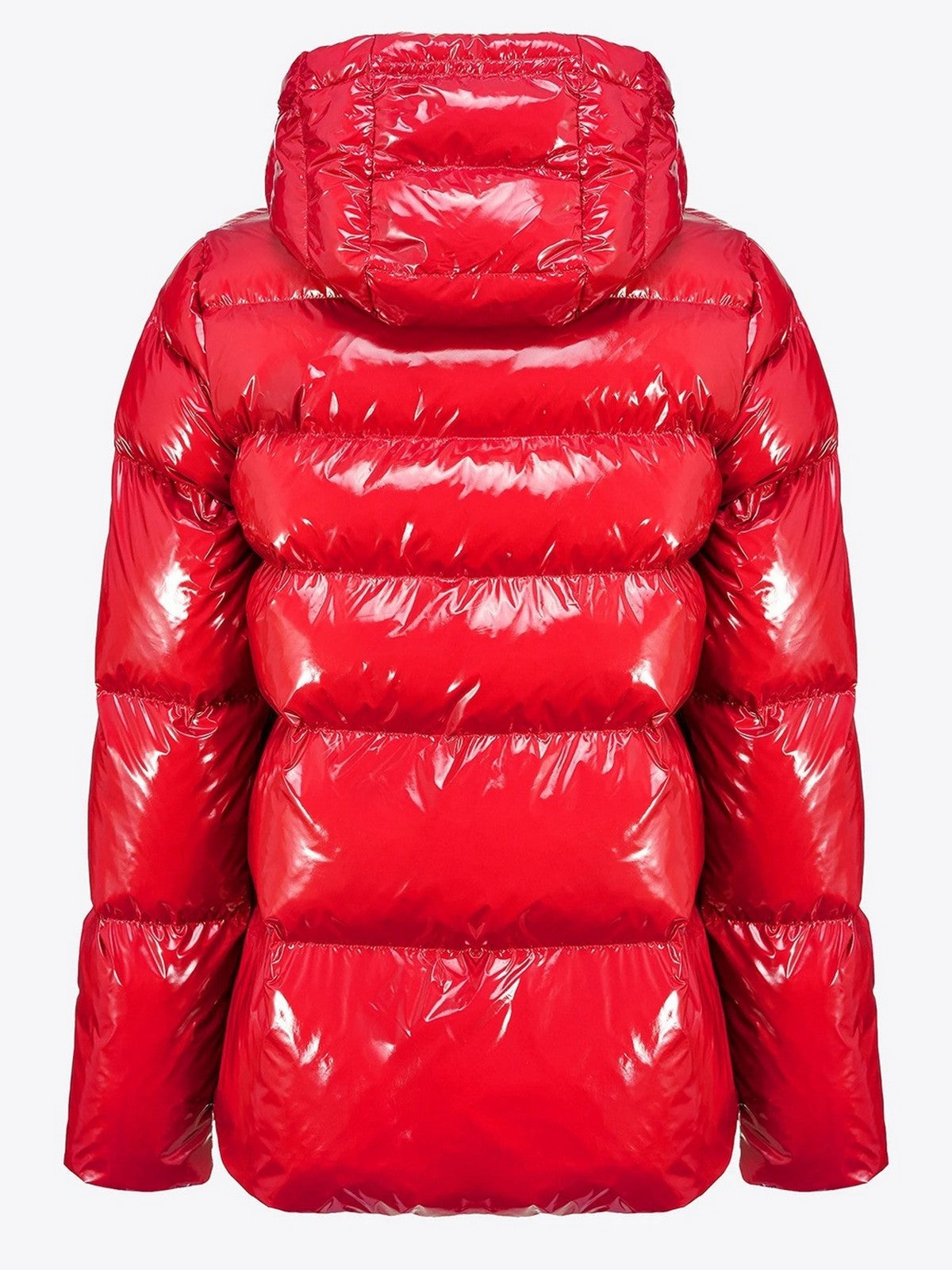 PINKO Piumino Donna Eleodoro Caban Crystal Nylon C 101597-A11K RA1 Rosso - Stilato