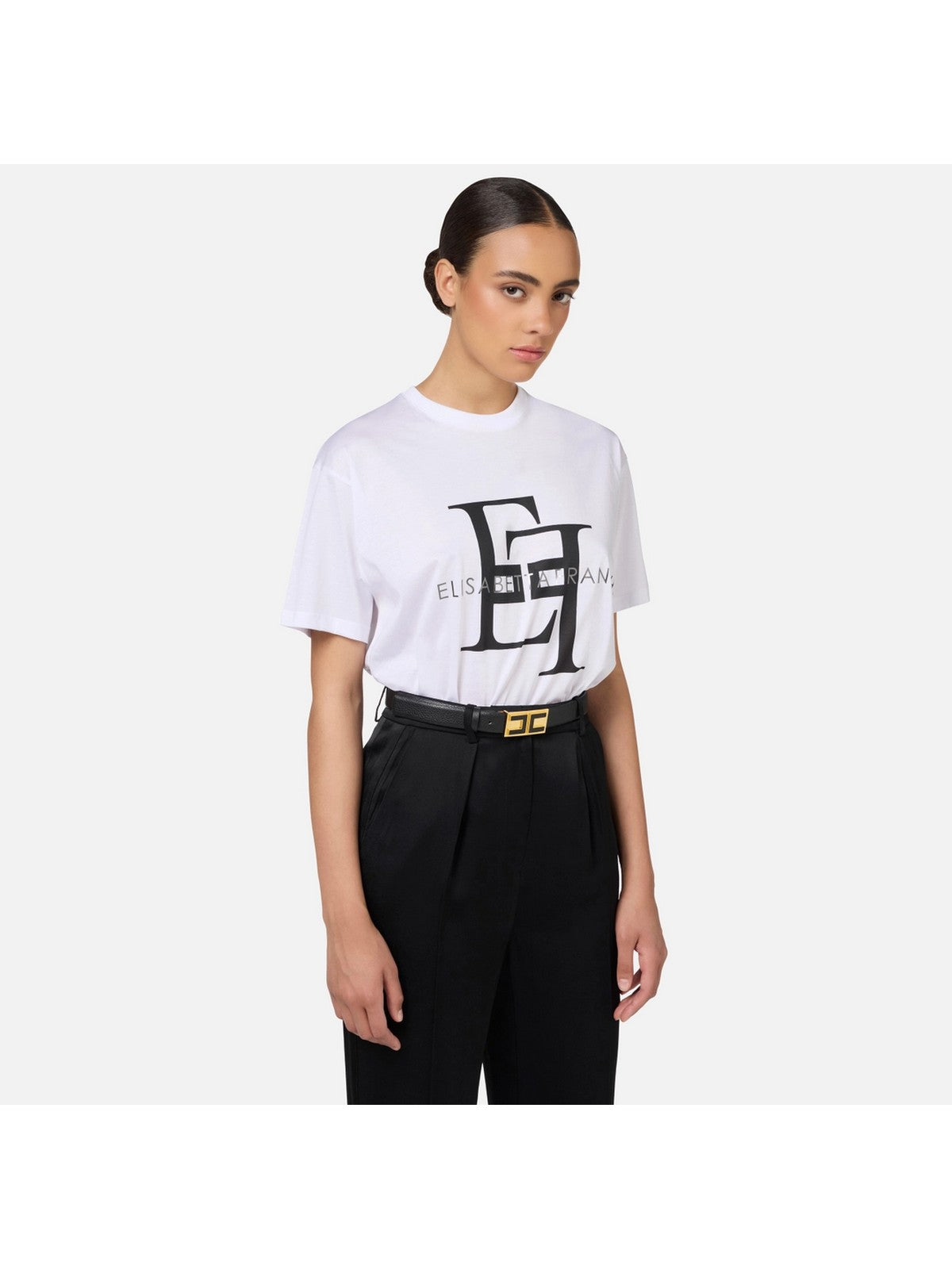 ELISABETTA FRANCHI Cintura Donna CT02S46E2 110 Nero - Stilato