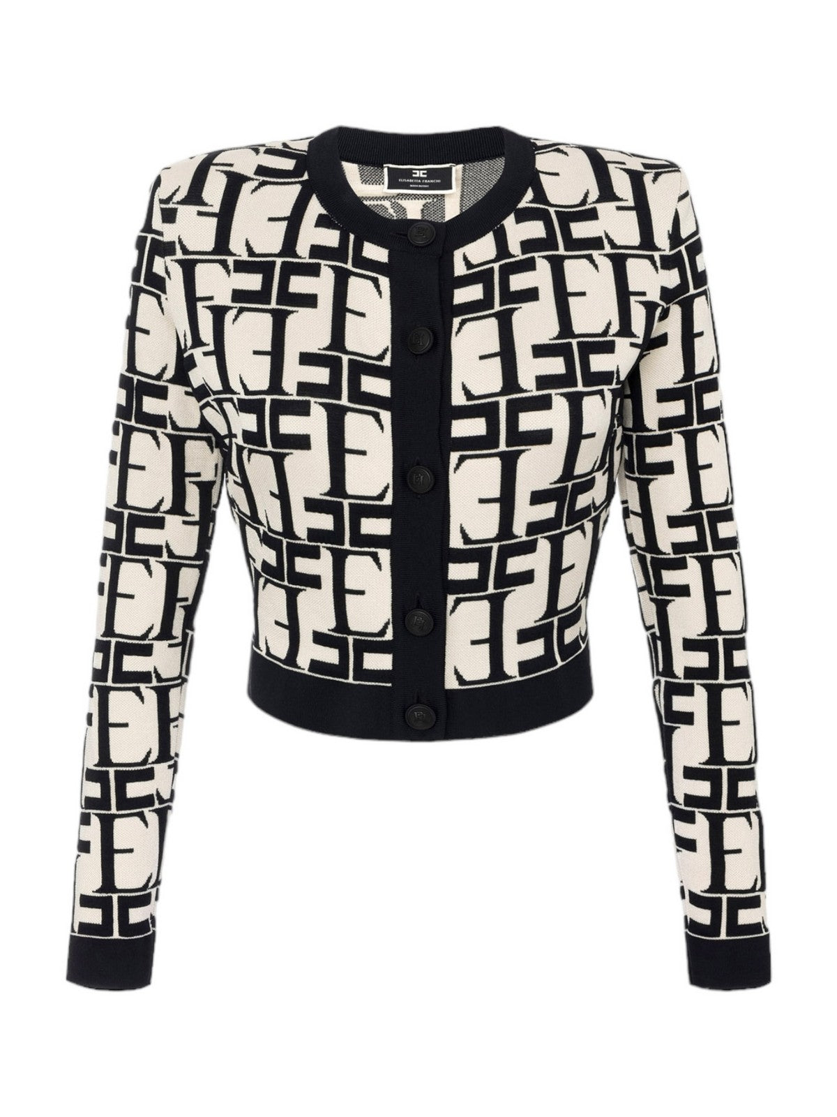 ELISABETTA FRANCHI Cardigan Donna MK28Q42E2 E84 Avorio - Stilato