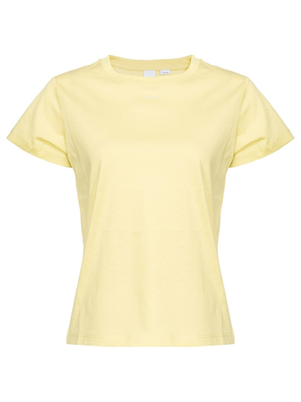 PINKO T-Shirt e Polo Donna Basico 100373-A1N8 H23 Giallo - Stilato