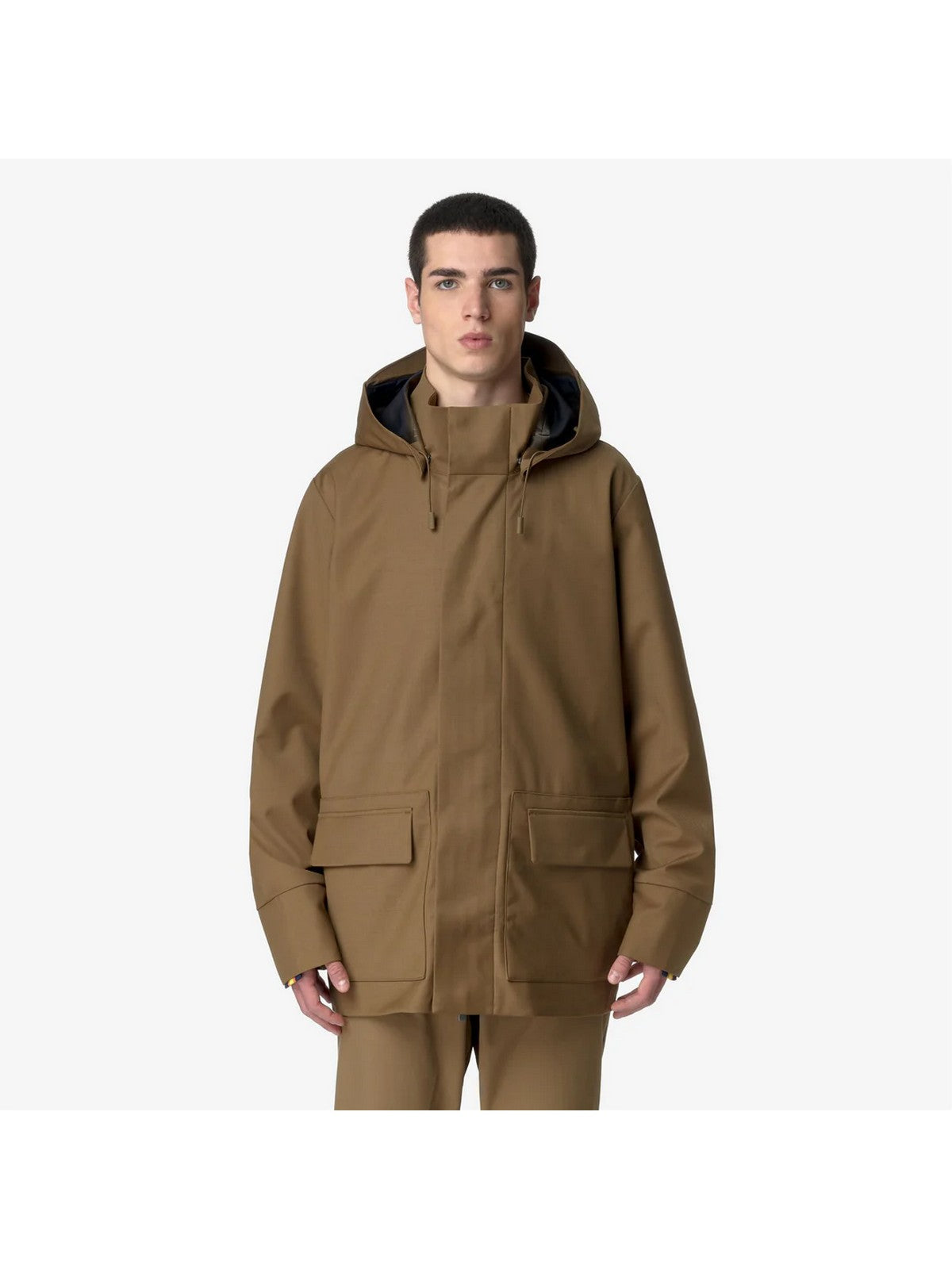 K-WAY Giubbino Uomo ERHAL TECH WOOL BLEND K51369W AR1 Marrone - Stilato