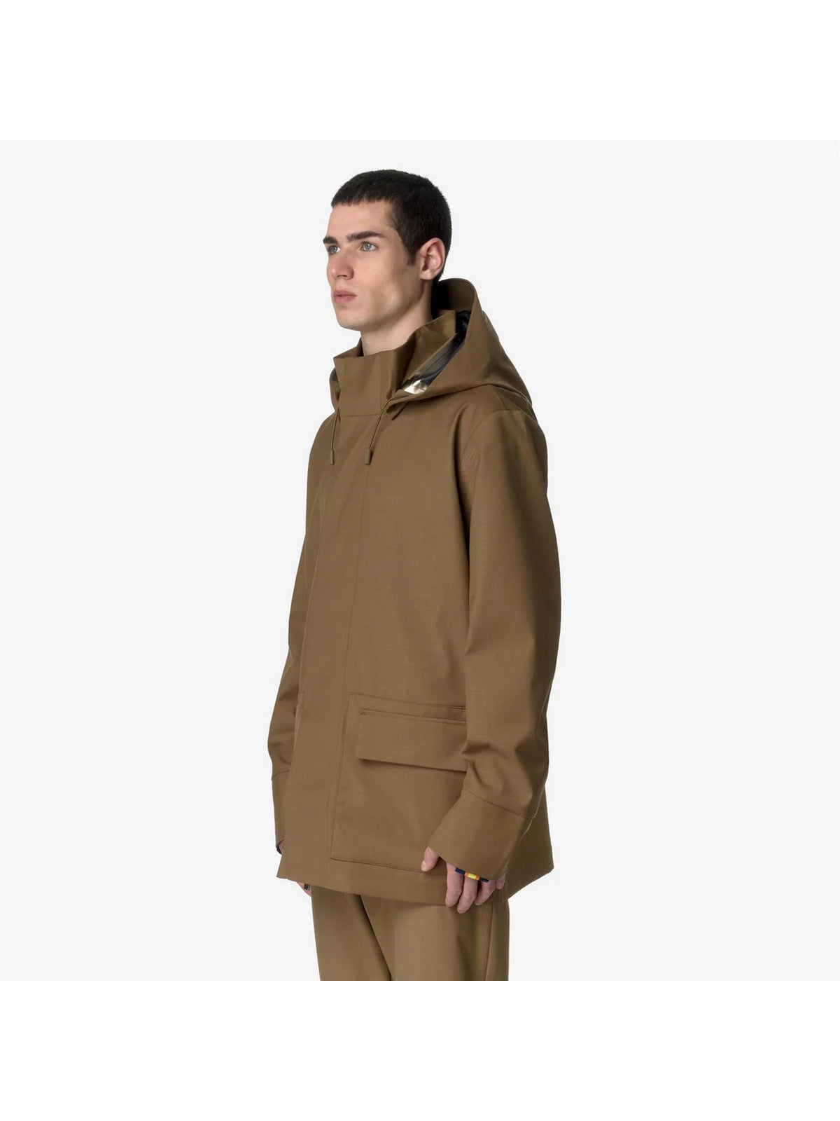 K-WAY Giubbino Uomo ERHAL TECH WOOL BLEND K51369W AR1 Marrone - Stilato