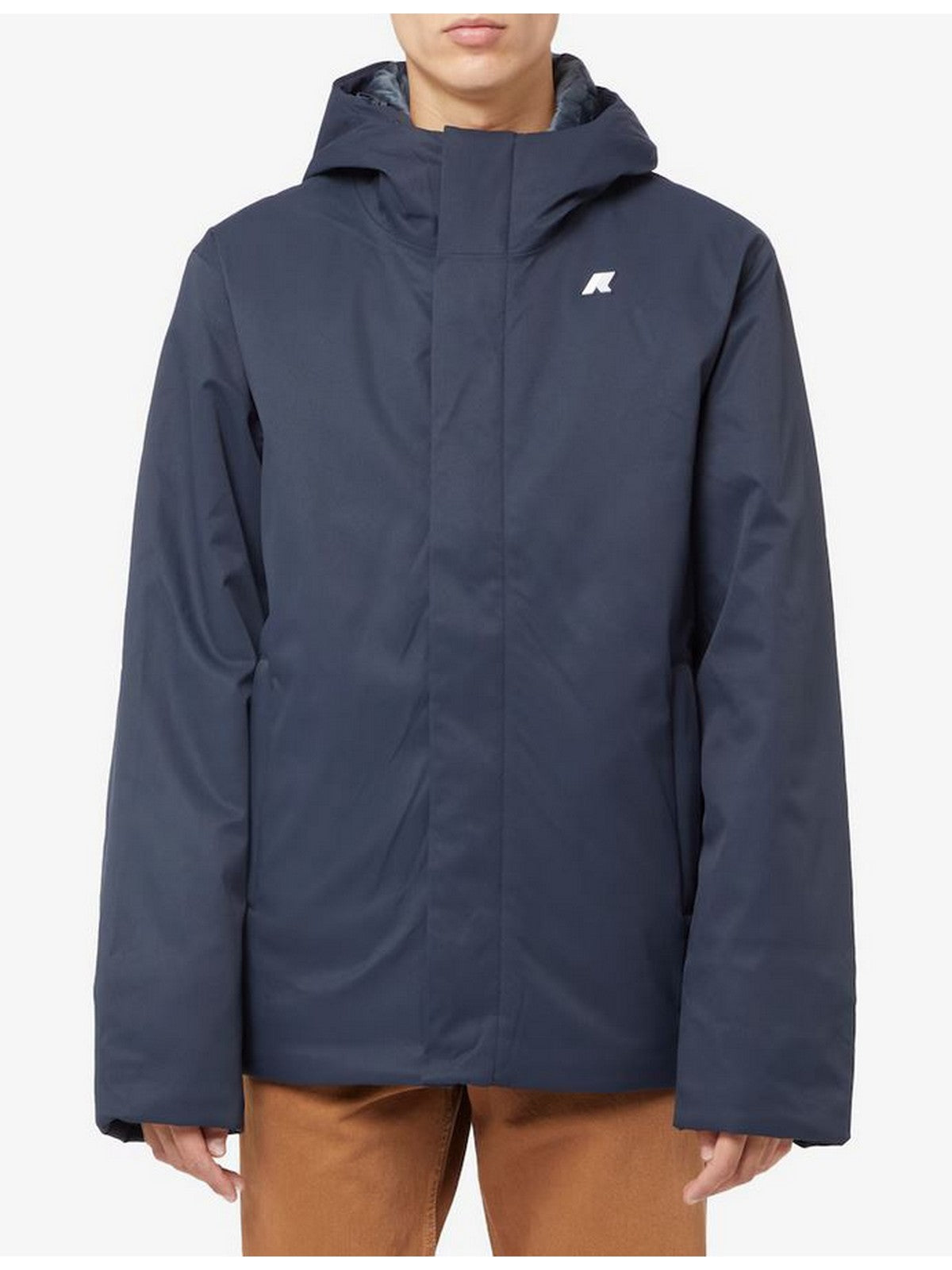 K-WAY Giubbino Uomo JACKO TWILL MARMOTTA K8133DW AL9 Blu - Stilato