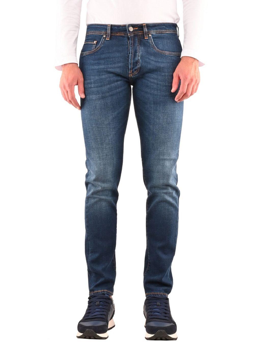 LIU JO UOMO Jeans Uomo M000P304FRANKDK W02 Blu - Stilato