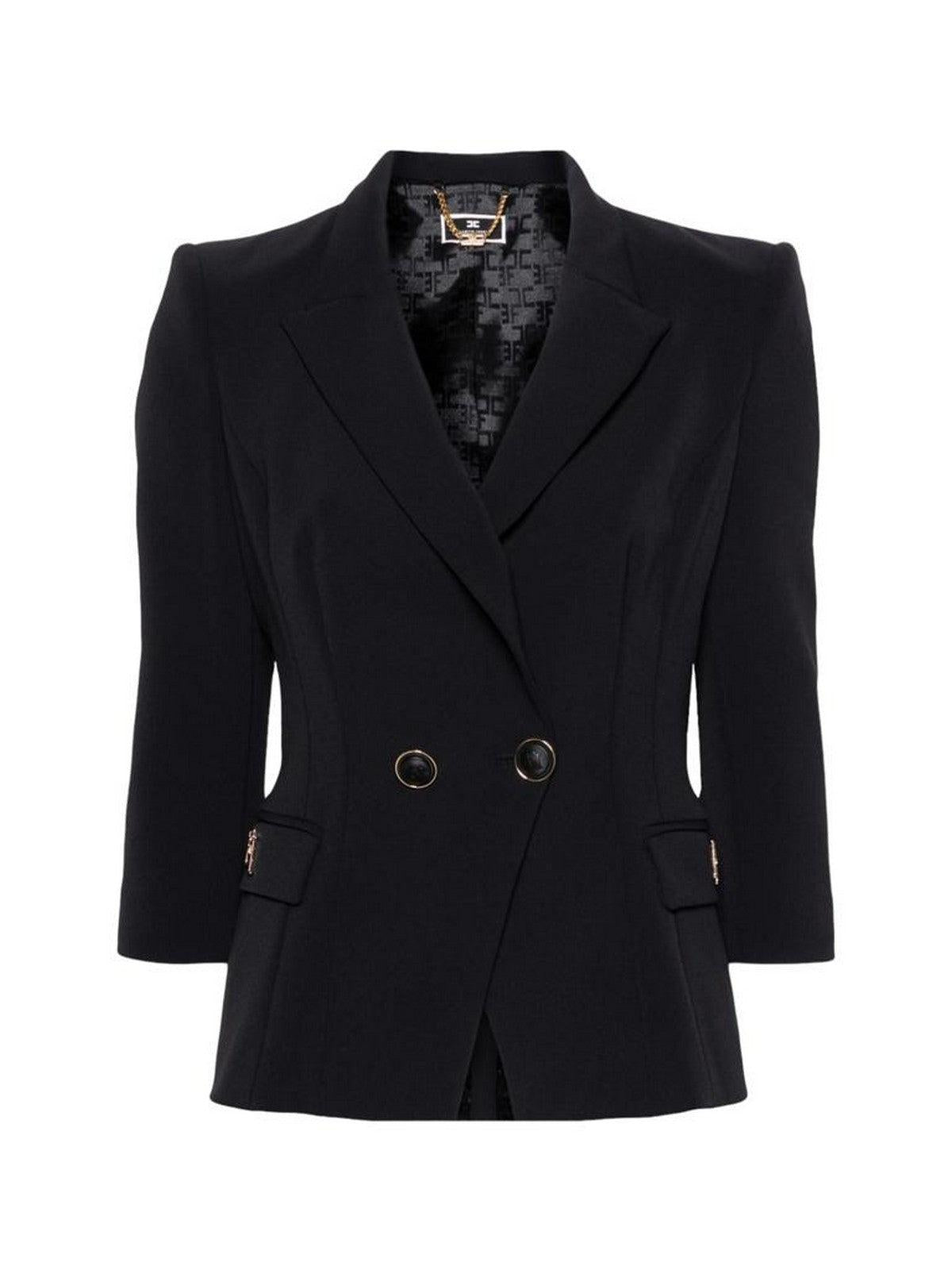 ELISABETTA FRANCHI Giacca Donna GIT6141E2 110 Nero - Stilato