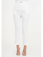 ELISABETTA FRANCHI Pantalone Donna PA02341E2 360 Avorio - Stilato