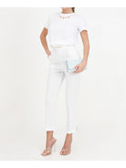ELISABETTA FRANCHI Pantalone Donna PA02341E2 360 Avorio - Stilato