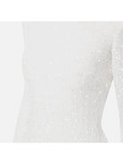 ELISABETTA FRANCHI Abito Donna AB55842E2 360 Avorio - Stilato