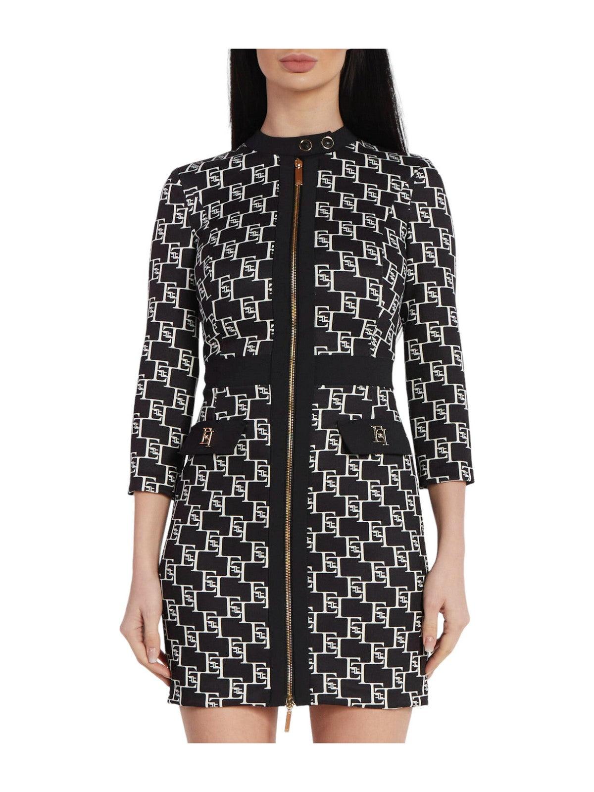 ELISABETTA FRANCHI Abito Donna AB53341E2 685 Nero - Stilato