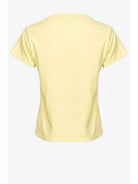 PINKO T-Shirt e Polo Donna Basico 100373-A1N8 H23 Giallo - Stilato