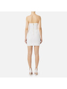 ELISABETTA FRANCHI Abito Donna AB64842E2 360 Avorio - Stilato