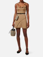 ELISABETTA FRANCHI Abito Donna AB56442E2 390 Marrone - Stilato