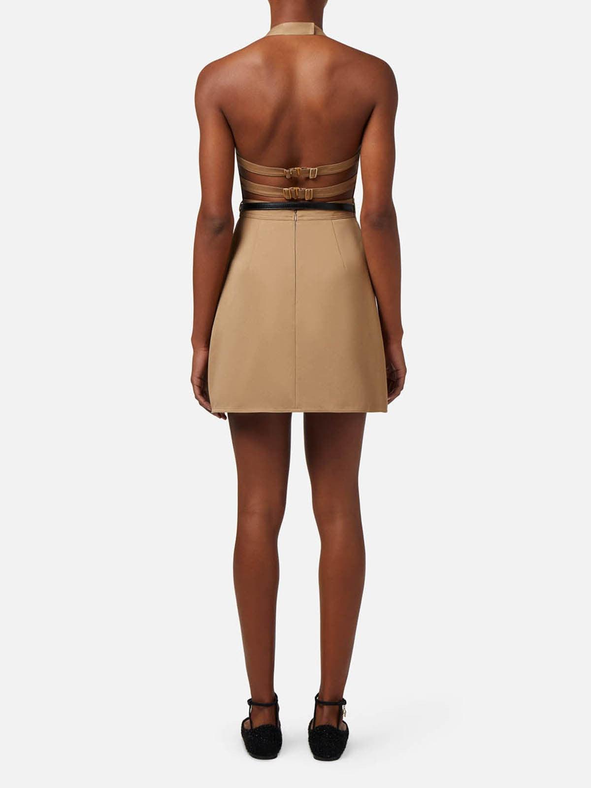 ELISABETTA FRANCHI Abito Donna AB56442E2 390 Marrone - Stilato