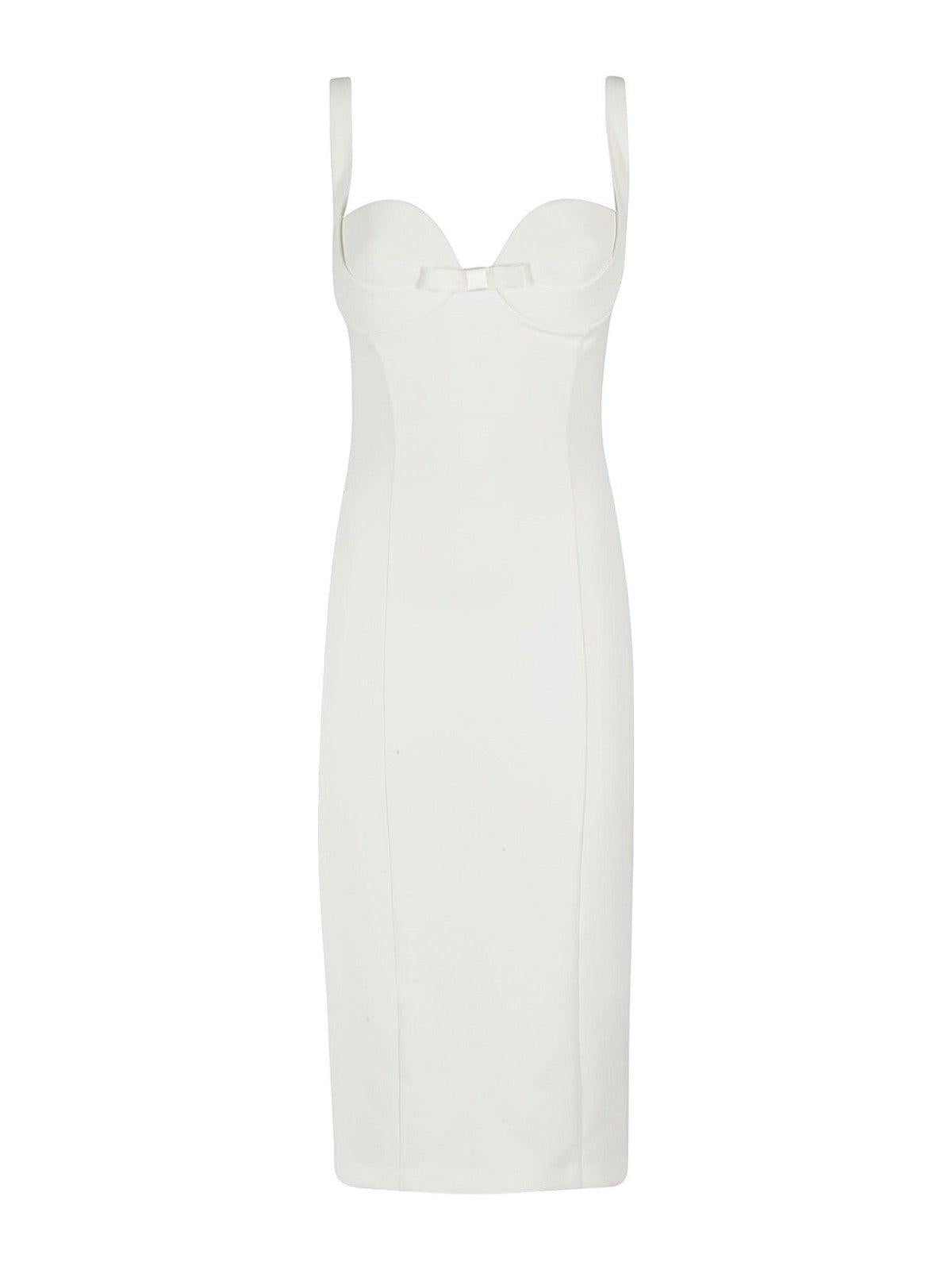 ELISABETTA FRANCHI Abito Donna AB65542E2 360 Avorio - Stilato