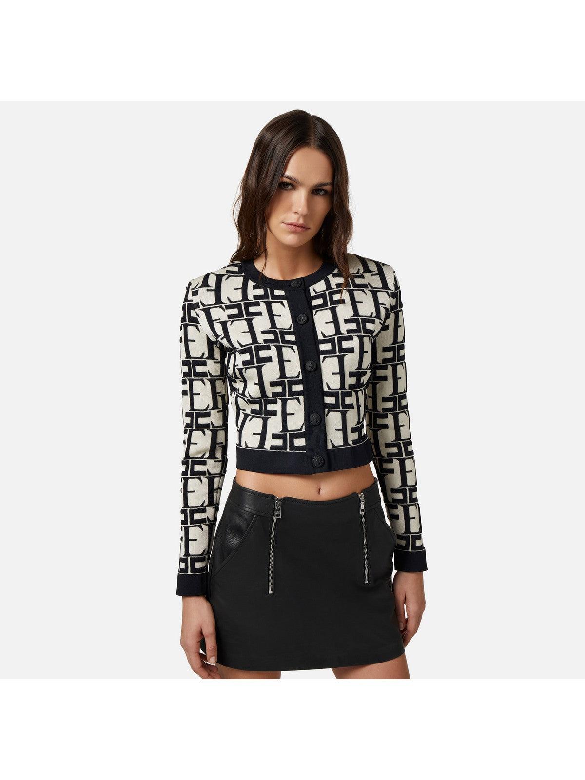 ELISABETTA FRANCHI Cardigan Donna MK28Q42E2 E84 Avorio - Stilato