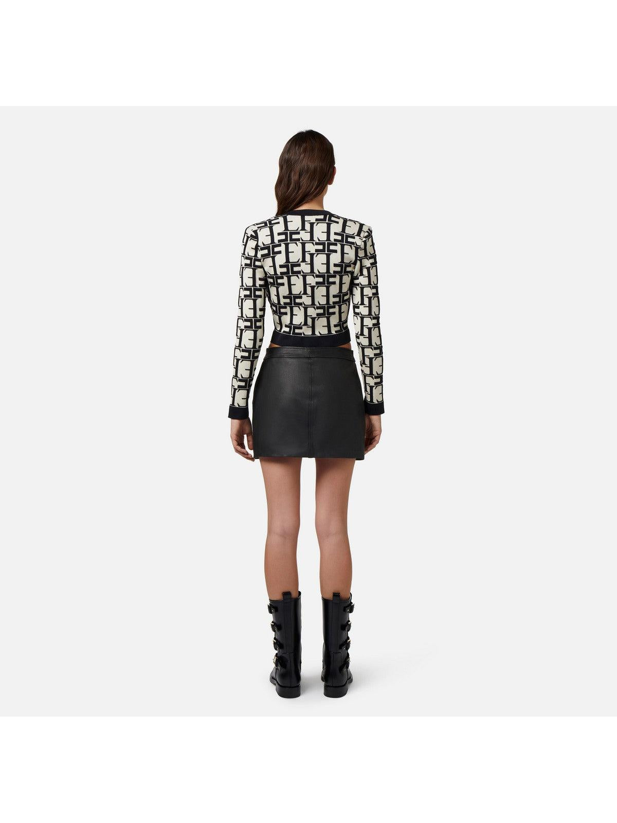 ELISABETTA FRANCHI Cardigan Donna MK28Q42E2 E84 Avorio - Stilato