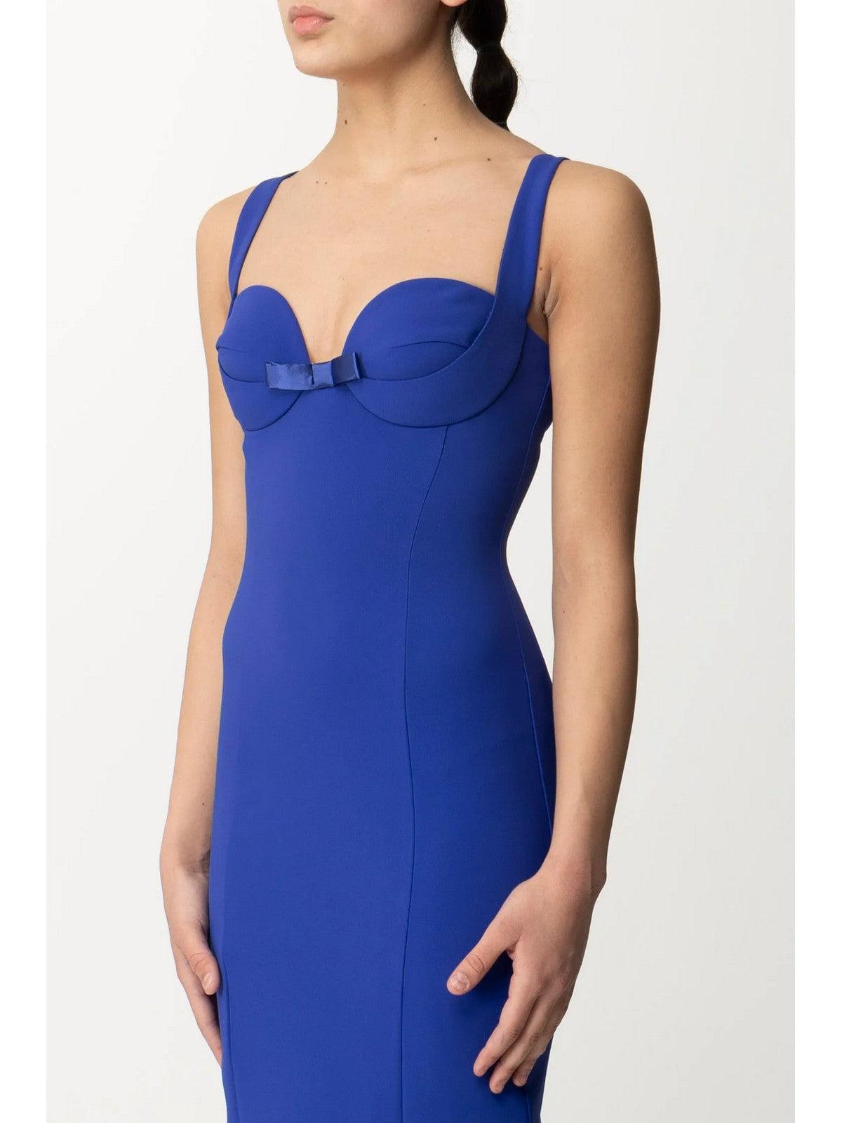 ELISABETTA FRANCHI Abito Donna AB65542E2 828 Blu - Stilato