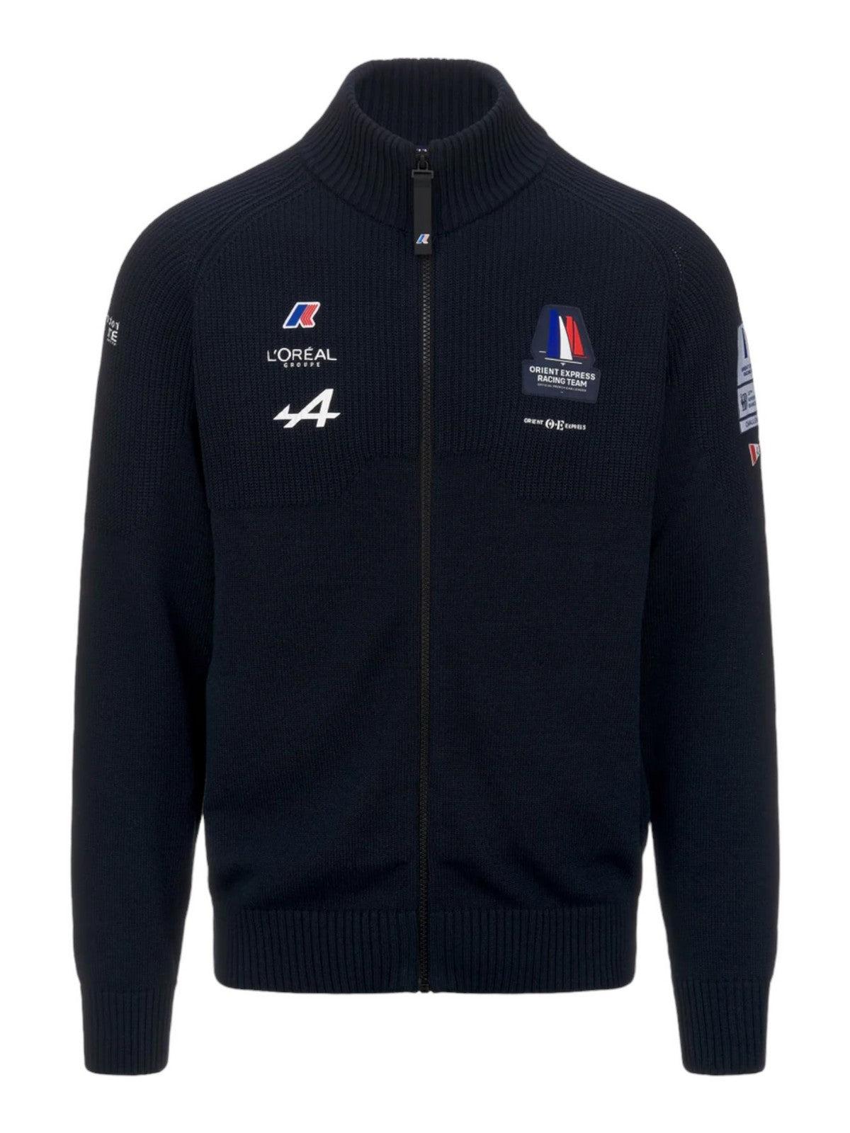 K-WAY Felpa Uomo Ault Orient Express Team Ac K2127ZW B29 Blu - Stilato