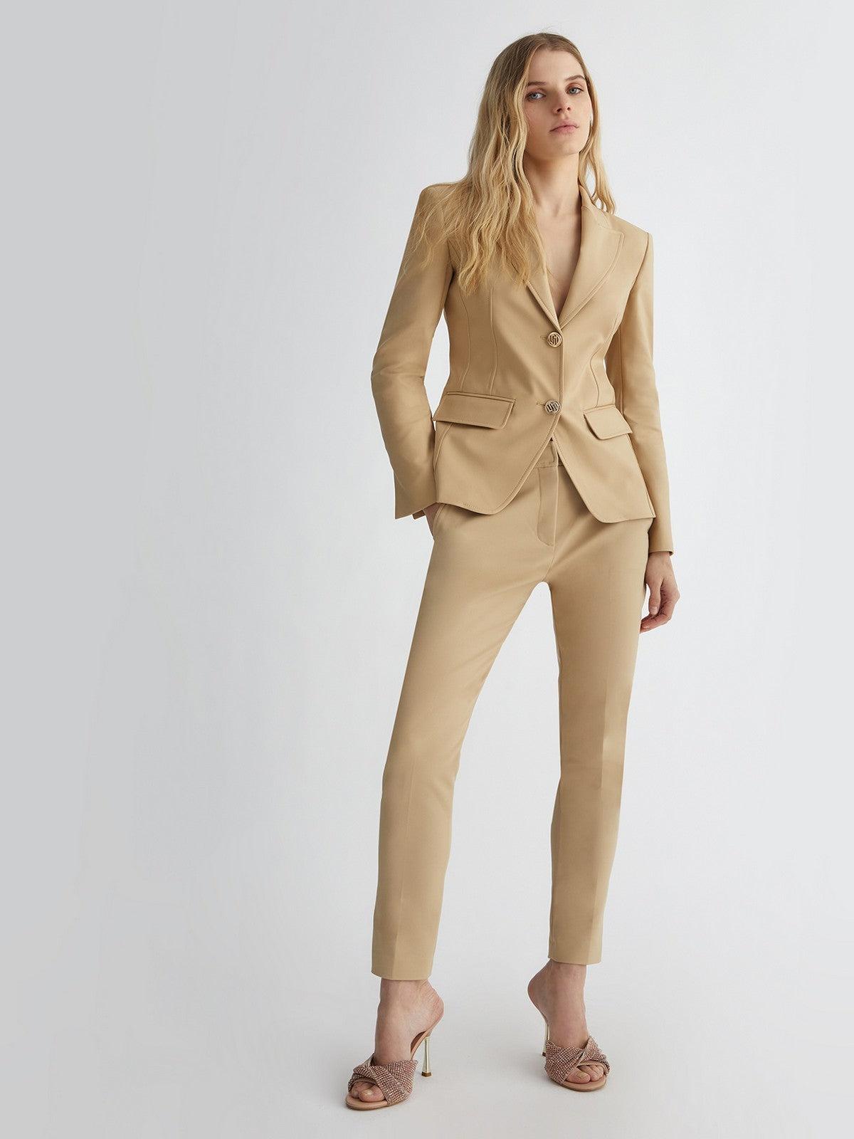 LIU JO BLACK Pantalone Donna CA4192T2553 X0557 Rosa - Stilato