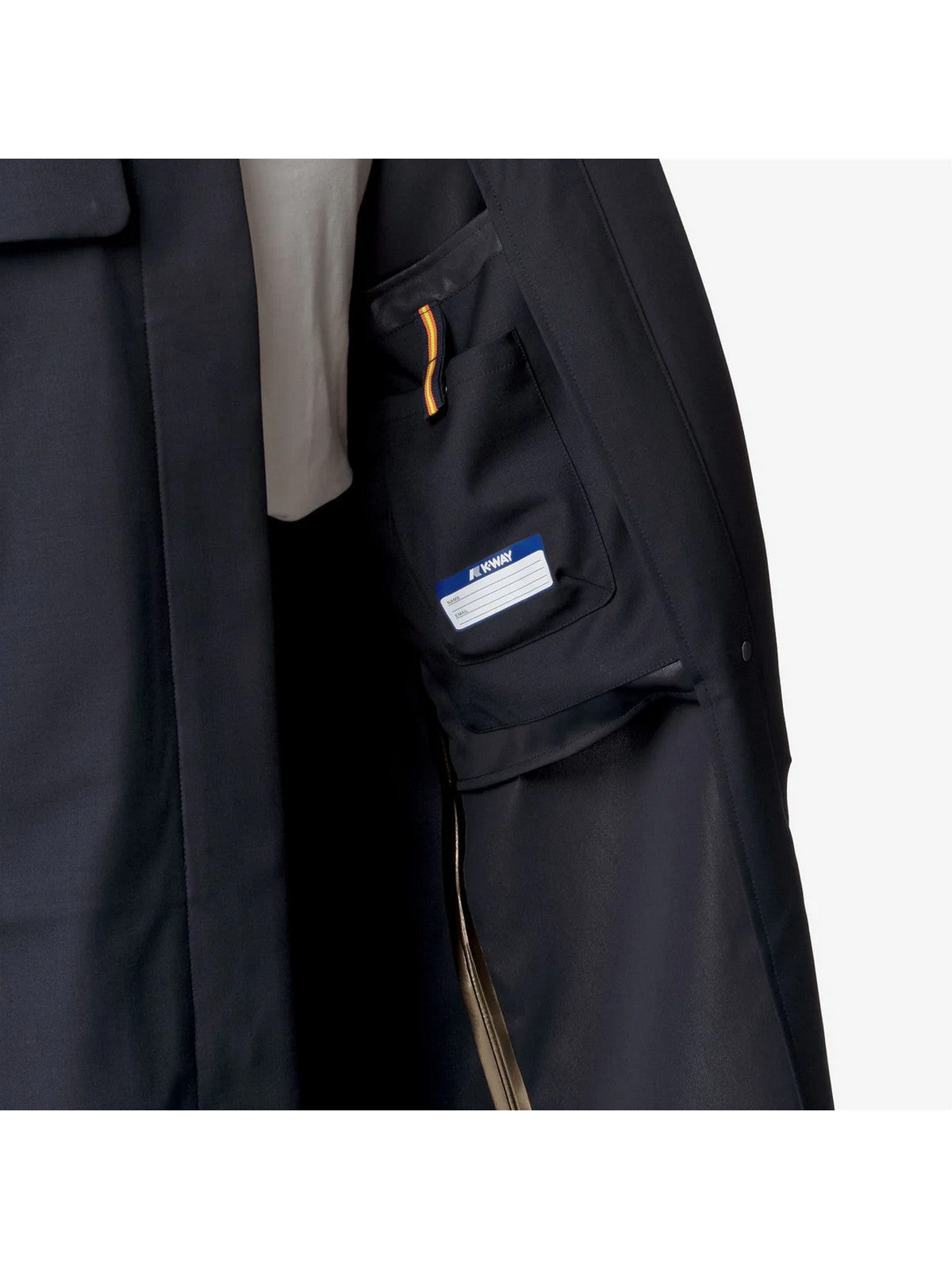 K-WAY Trench Donna JESEL TECH WOOL BLEND K51365W AR0 Blu - Stilato