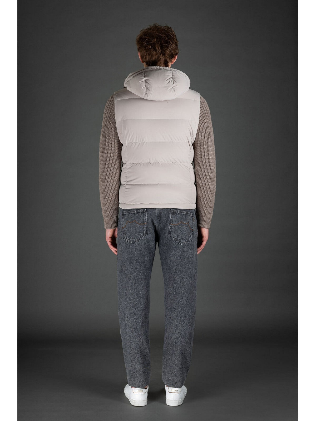 MOORER Piumino Uomo FOSCOLO-KNM MOUGI100191 U0108 Beige - Stilato