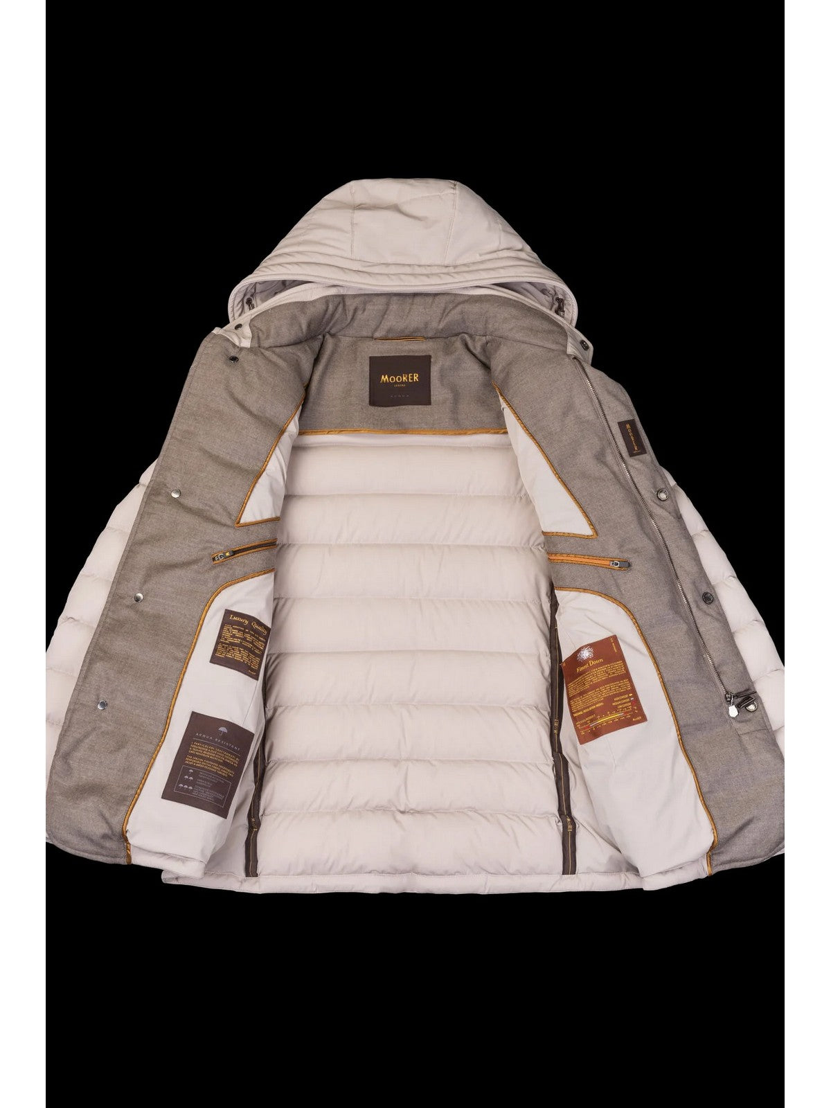 MOORER Giubbino Uomo CRAIG-KN MOUGI100159 U0108 Beige - Stilato