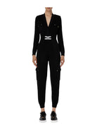 ELISABETTA FRANCHI Tuta Donna KT35S36E2 685 Nero - Stilato