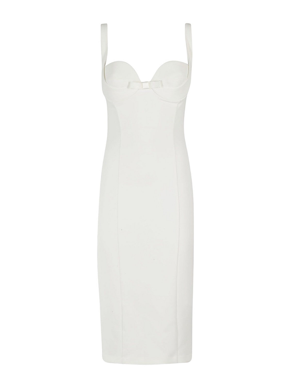ELISABETTA FRANCHI Abito Donna AB65542E2 360 Avorio - Stilato