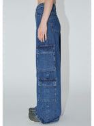 AMISH Jeans Donna AMD065D4020111 999 Blu - Stilato