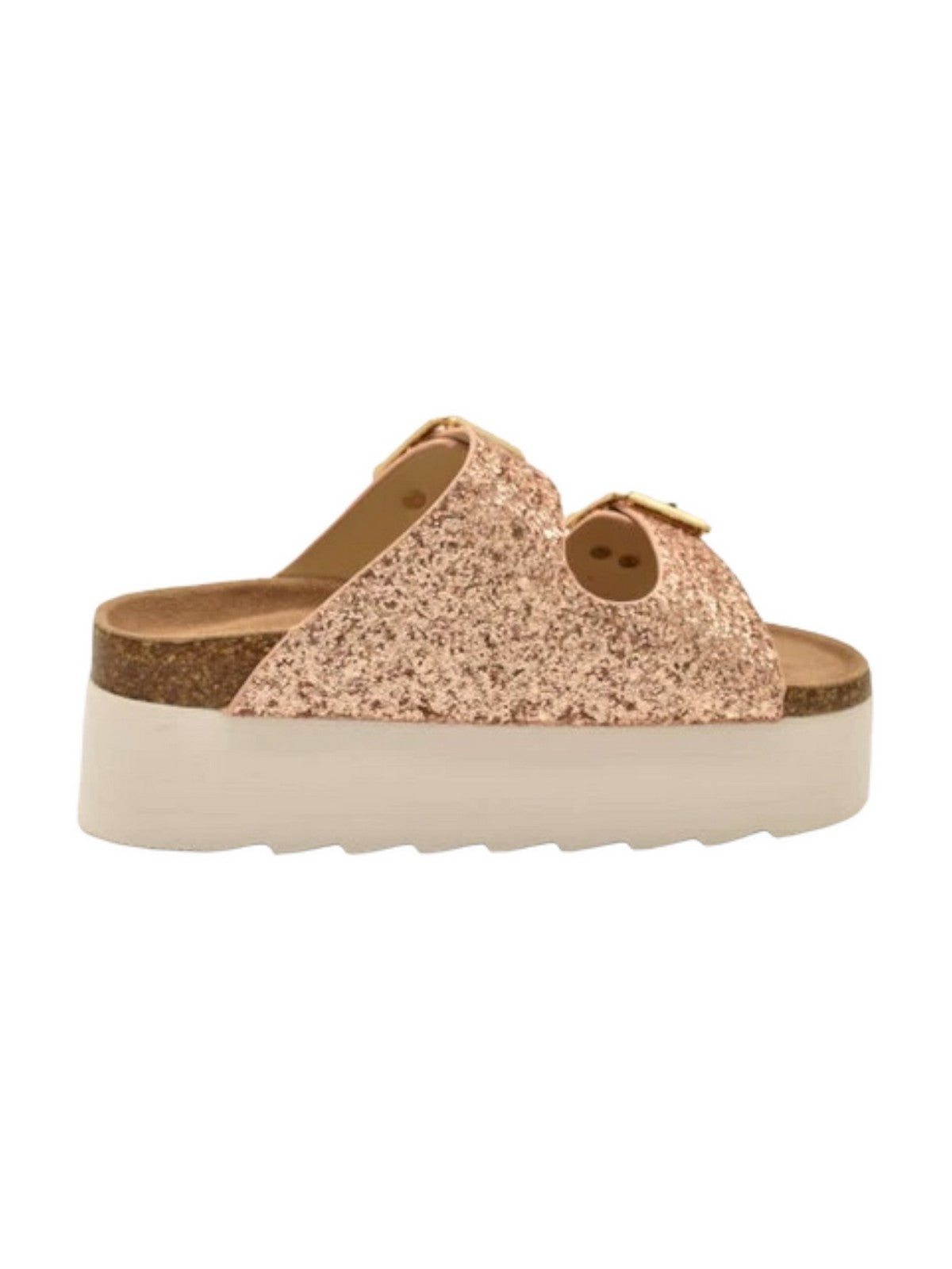 COLORS OF CALIFORNIA Sandalo Donna laminated platform sandal HC.BES42 PKGOL Oro - Stilato