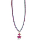 Ciondolo Donna leBebè I Mini Bimba Oro Rosa e Smalto Viola - LBB055-VIO - Stilato