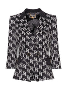 ELISABETTA FRANCHI Giacca Donna GIS6141E2 685 Nero - Stilato