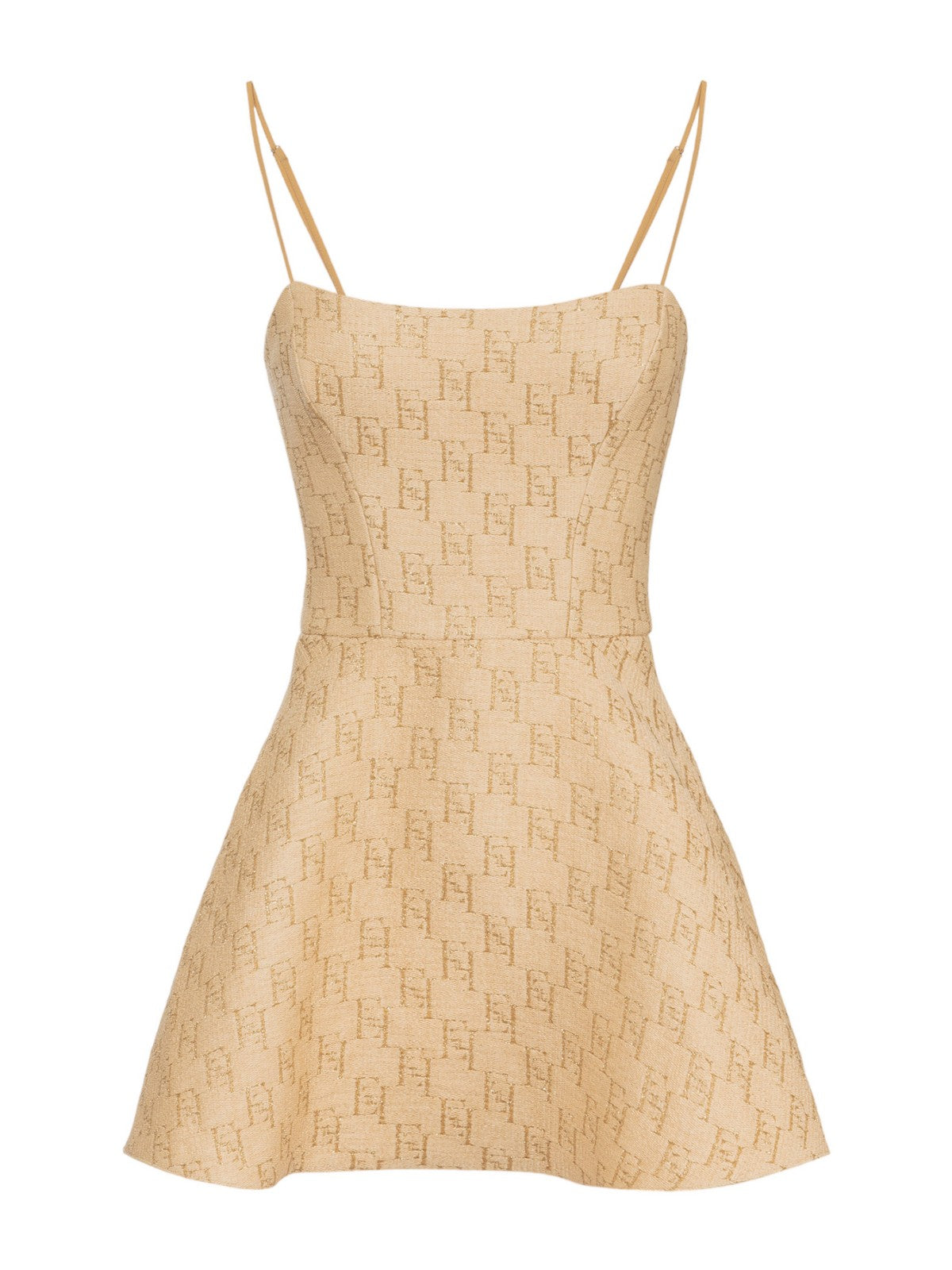 ELISABETTA FRANCHI Abito Donna AB64142E2 CE1 Beige - Stilato