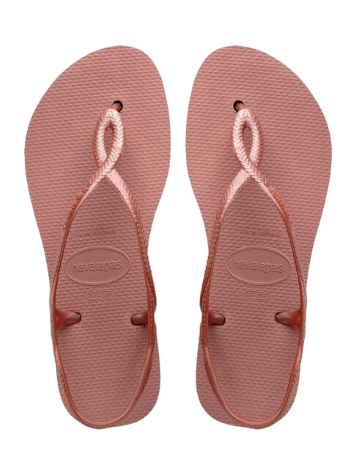 HAVAIANAS Infradito Donna Hav. Luna Flatform 4148600.3544 Rosa - Stilato
