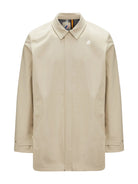 K-WAY Giubbino Uomo Benny bonded jersey K7111TW 864 Beige - Stilato