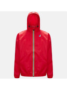 K-WAY Giubbino Uomo le vrai 3.0 claude K004BD0 Rosso - Stilato