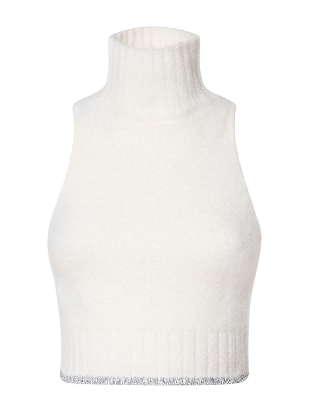 PINKO Maglione Donna American Curl Top Soft Brush S 104328-A26V Z13 Bianco - Stilato